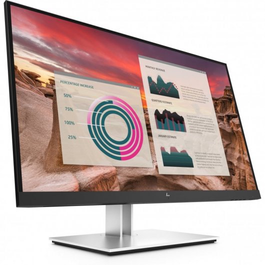 HP E27u G4 68,6 cm (27") 2560 x 1440 pixels Quad HD Noir, Argent
