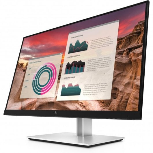 HP E27u G4 68,6 cm (27") 2560 x 1440 pixels Quad HD Noir, Argent