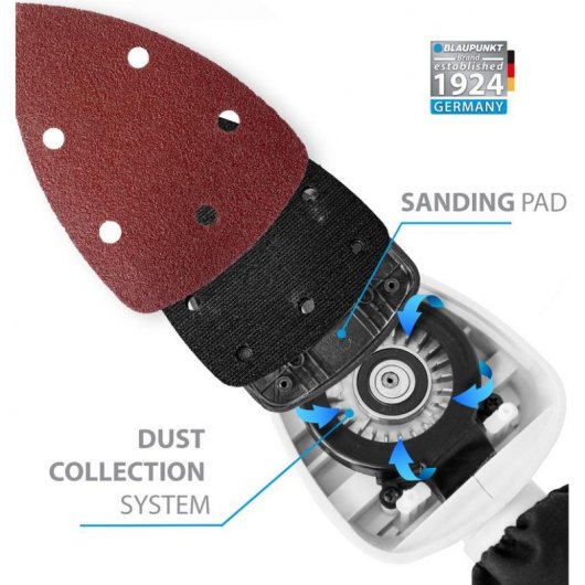 Blaupunkt MS2000 Lijadora Eléctrica de Detalle 180W