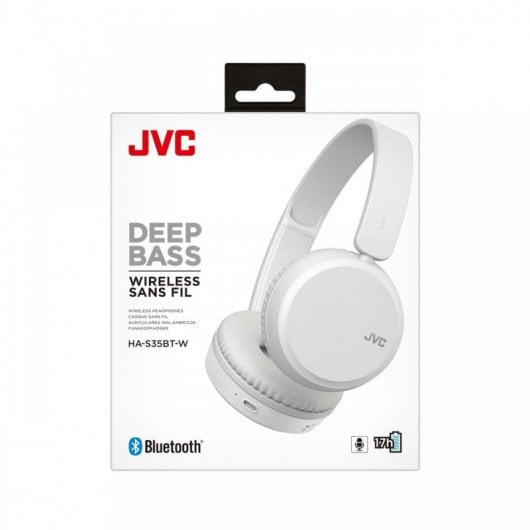 JVC HA-S35BT Auriculares Inalámbrico Blancos