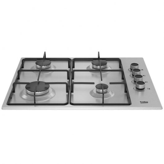 Beko HIGG 64103 SXN Placa de Gas Natural 4 Zonas Acero Inoxidable
