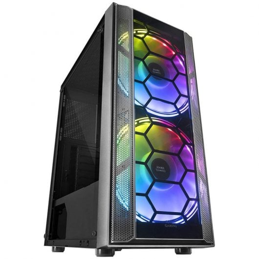Mars Gaming MC500 Cristal Templado USB 3.0 Negra