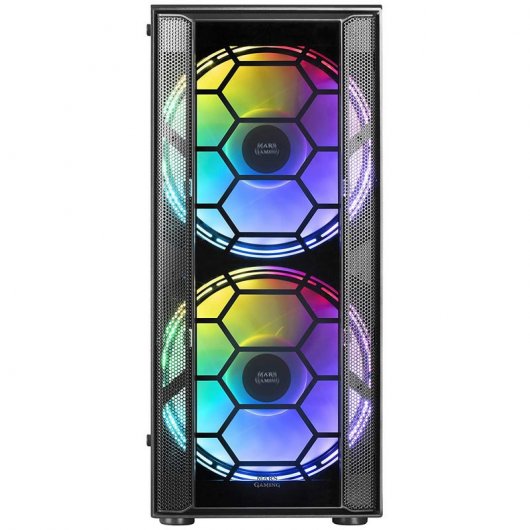 Mars Gaming MC500 Cristal Templado USB 3.0 Negra