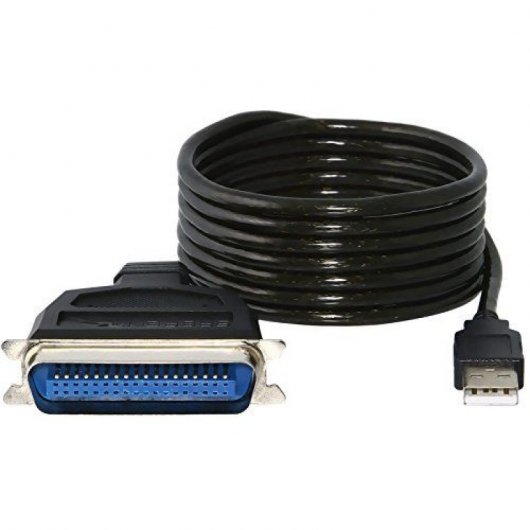 Valueline Cable para Impresora USB 2.0 a Centronics 36 Pines Macho/Macho 2m Negro