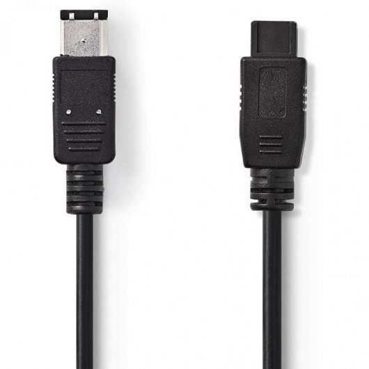 Valueline Cable FireWire 800 9 Pines a IEEE1394A Macho/Macho 1.8m Negro