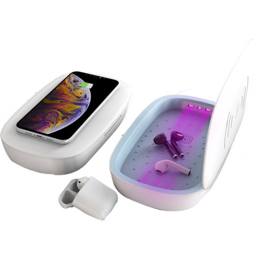 BigBen Esterilizador UV con Cargador de Inducción para Smartphone