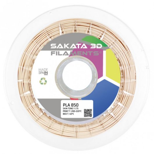 Sakata 3D Bobina de Filamento PLA 850 1.75mm Skin Tone 1 1Kg