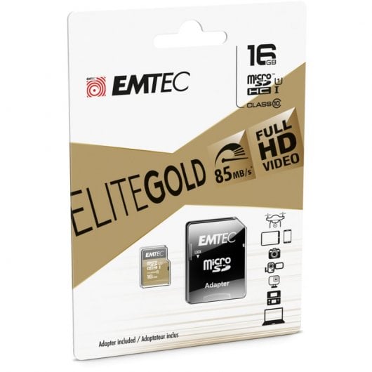 Emtec Elite Gold MicroSDXC 16GB Clase 10