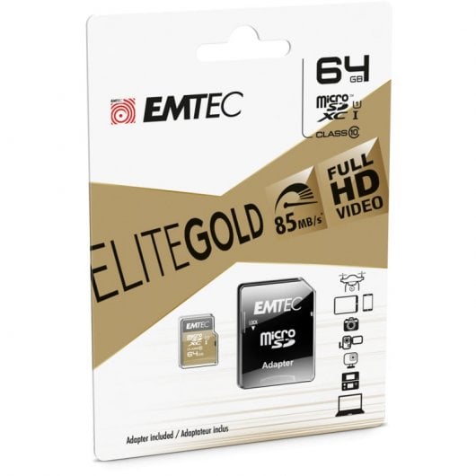 Emtec Elite Gold MicroSDXC 64GB Clase 10