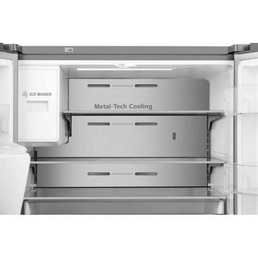Hisense RQ760N4AIF Frigorífico Americano F Acero Inoxidable