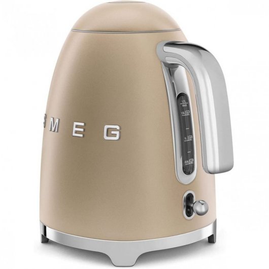 Smeg KLF03PGEU Hervidor de Agua 1.7L 2400W Champán