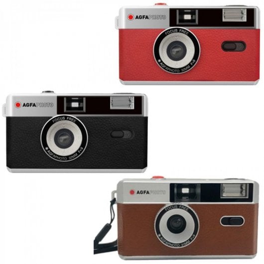 AgfaPhoto Cámara Analógica 35mm Rojo