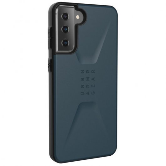 Coque pour mobile UAG Civilian Antichoc Polycarbonate Bleu pour Samsung Galaxy S21 Plus