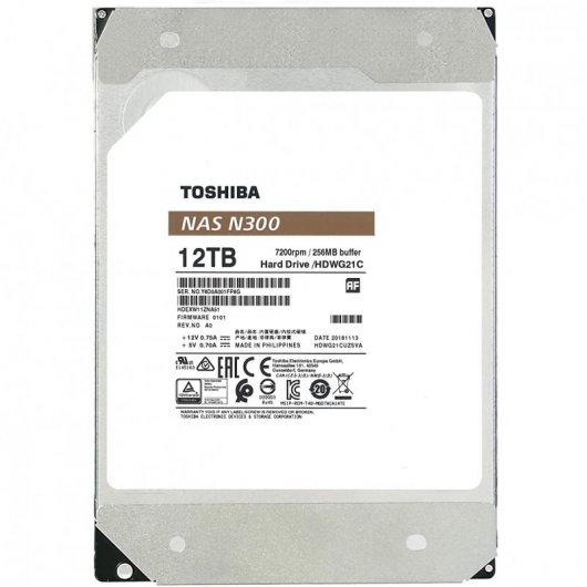 Toshiba N300 3.5" 12000 Go Série ATA III