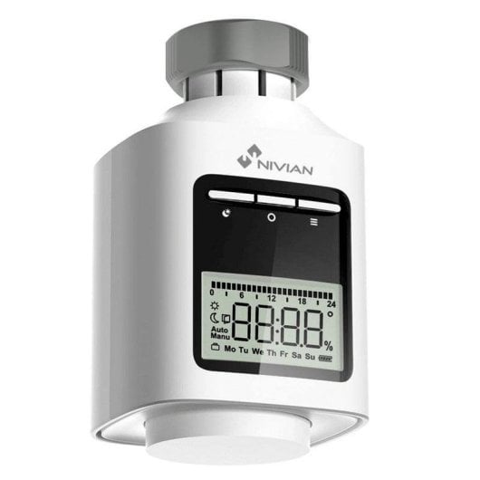 Tête Thermostatique Intelligente Nivian NVS-RADIATOR-TRV Sans fil pour Radiateur