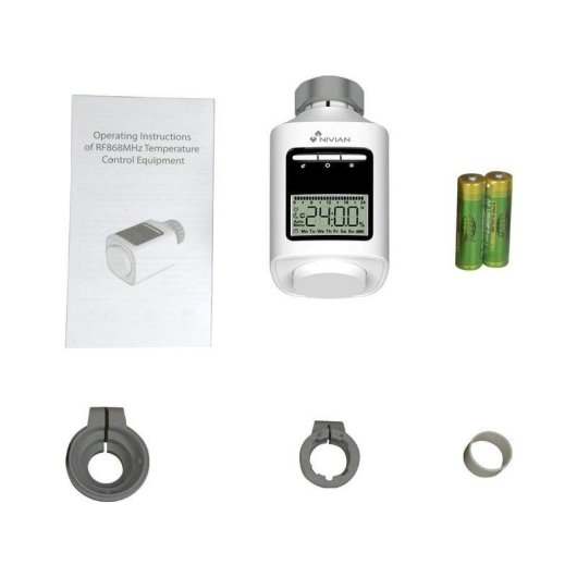 Tête Thermostatique Intelligente Nivian NVS-RADIATOR-TRV Sans fil pour Radiateur