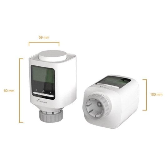 Tête Thermostatique Intelligente Nivian NVS-RADIATOR-TRV Sans fil pour Radiateur
