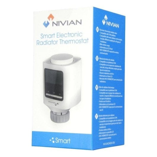 Tête Thermostatique Intelligente Nivian NVS-RADIATOR-TRV Sans fil pour Radiateur