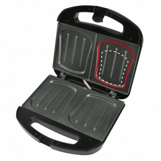 Machine à Sandwich Bourgini XXL 800W Noir