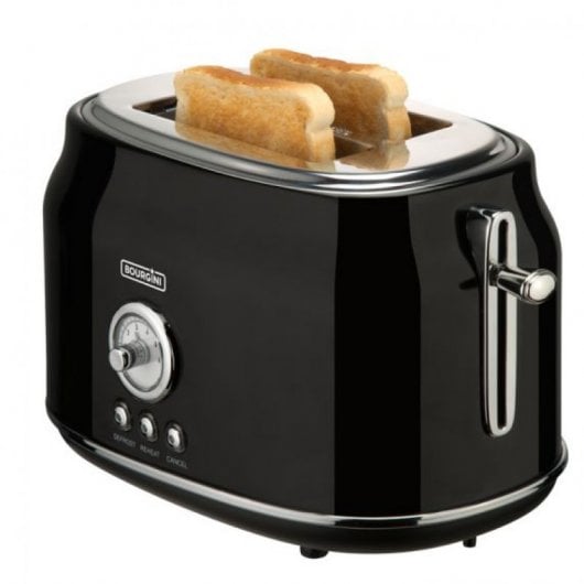 Bourgini Retro Toaster Tostadora 815W Negra