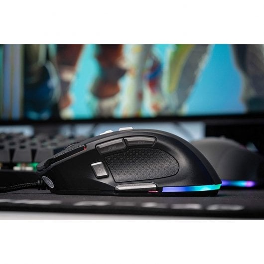 Die G-lab Kult Nitrogen Atom RGB Gaming-Maus 4800 DPI
