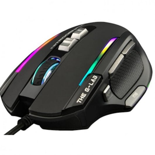 Die G-lab Kult Nitrogen Atom RGB Gaming-Maus 4800 DPI