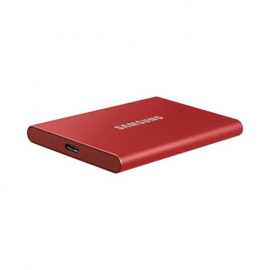 Samsung T7 Disco Duro Ssd Pcie Nvme Usb 32 1tb Rojo Metálico 6872