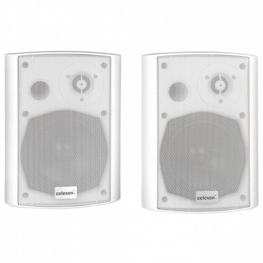 Celexon 525-W Altavoces Activos de 2 Vías 60W Blancos
