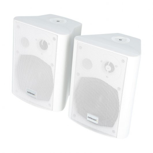 Celexon 525-W Altavoces Activos de 2 Vías 60W Blancos