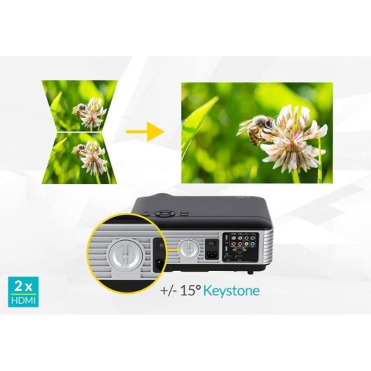 Ivolum HBP-3000 Proyector ANSI DLP LED WXGA 2800 Lúmenes