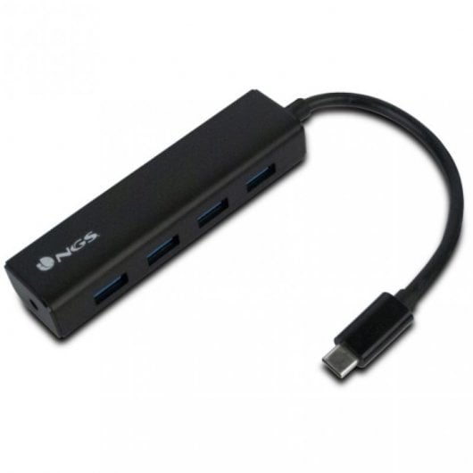 NGS WONDERHUB4 USB 2.0 Type-C 480 Mbit/s Noir