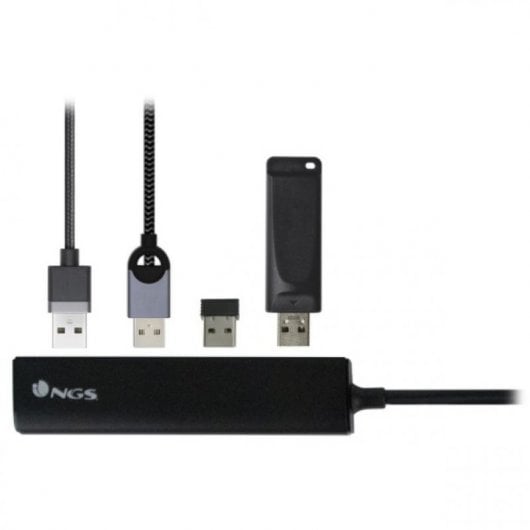 NGS WONDERHUB4 USB 2.0 Type-C 480 Mbit/s Noir