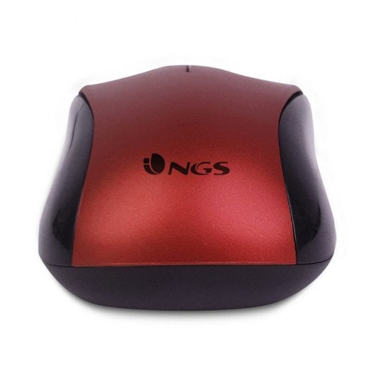 NGS Wired Crew Rato Ótico 1200DPI Vermelho