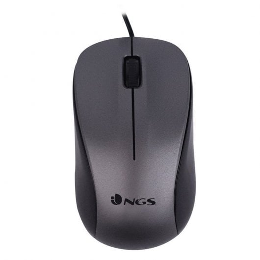 NGS Wired Crew Rato Ótico 1200DPI Preto