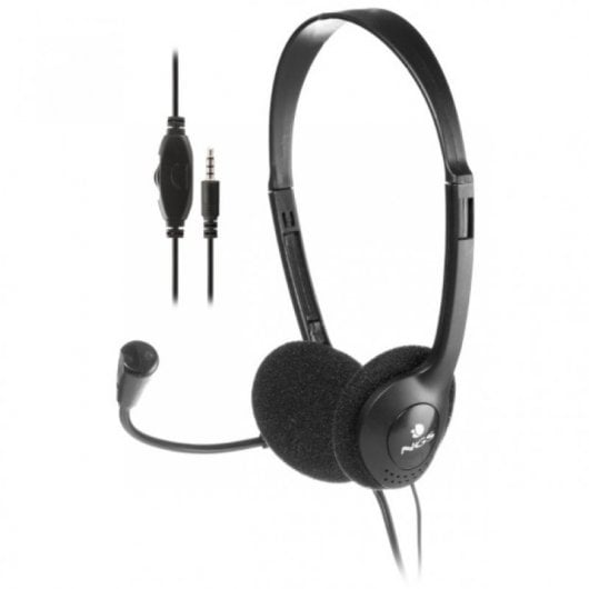 NGS MS 103 PRO Auricolare Cablato A Padiglione Musica e Chiamate Nero