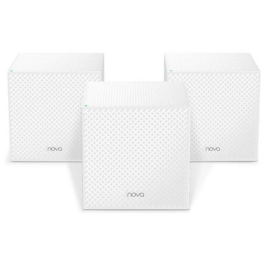 Tenda Pack MW12 Pack de 3 Sistema Mesh WiFi AC2100 Tribanda + Beli SP3 Enchufe Inteligente Wi-Fi