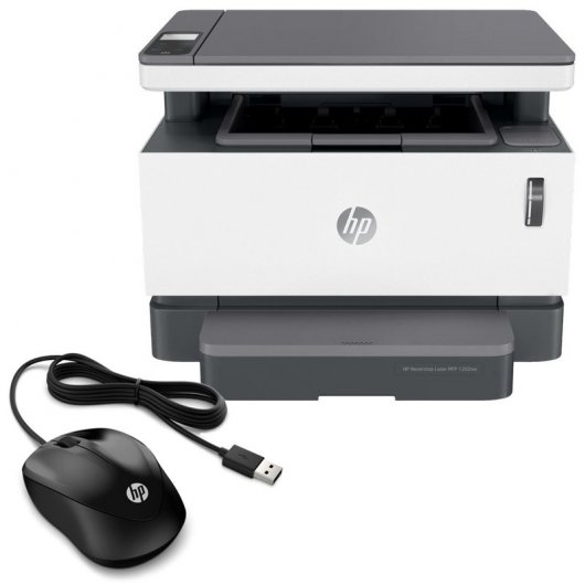 HP Pack Neverstop Laser 1202nw Multifunción Láser Monocromo WiFi + HP 1000 Ratón USB Negro