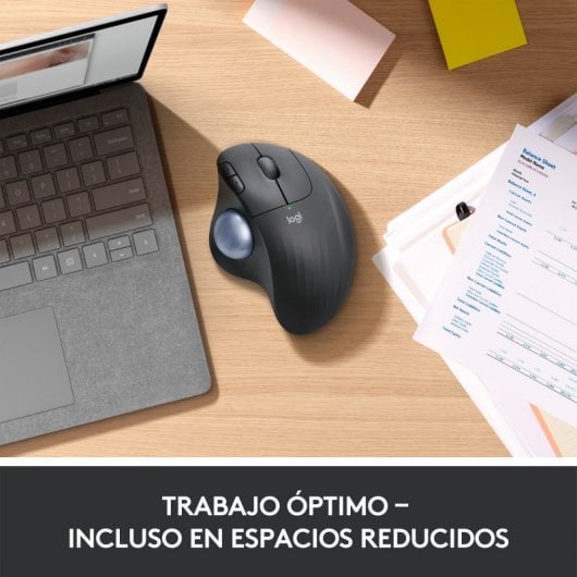 Logitech Ergo M575 Ratón Trackball Inalámbrico 2000 DPI Blanco