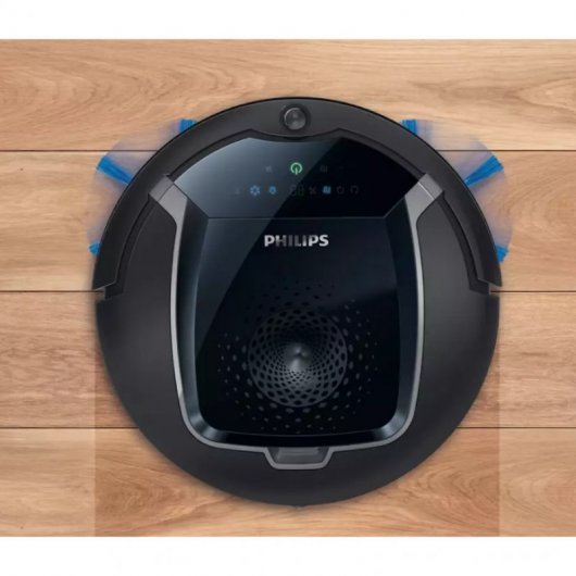 Philips Smartpro Active Robot Aspirador Negro