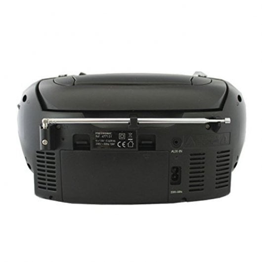 Metronic Radio CD con Cassete MP3 Negro