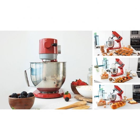 Cecotec Twist&Fusion 4000 Mélangeur de luxe rouge pétrin 800W