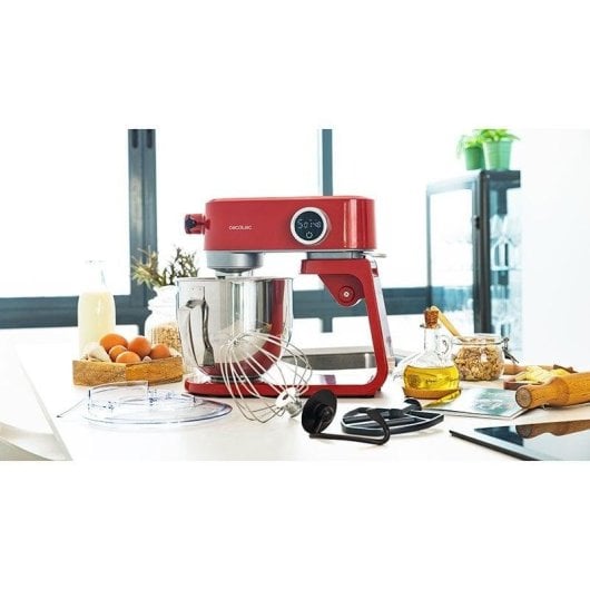 Batedeira Cecotec Twist&Fusion 4000 Luxury Red 800 W LCD 5,2 L Alumínio