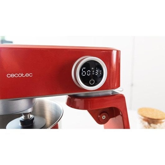 Batedeira Cecotec Twist&Fusion 4000 Luxury Red 800 W LCD 5,2 L Alumínio