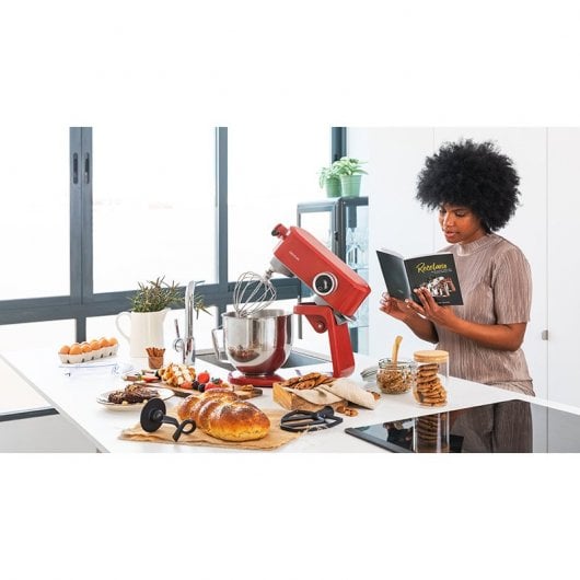 Cecotec Twist&Fusion 4000 Mélangeur de luxe rouge pétrin 800W