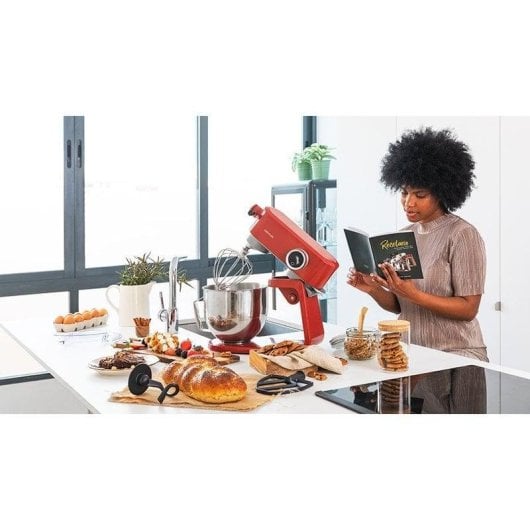 Batedeira Cecotec Twist&Fusion 4000 Luxury Red 800 W LCD 5,2 L Alumínio