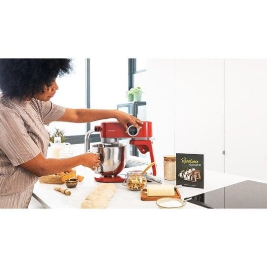 Batedeira Cecotec Twist&Fusion 4000 Luxury Red 800 W LCD 5,2 L Alumínio