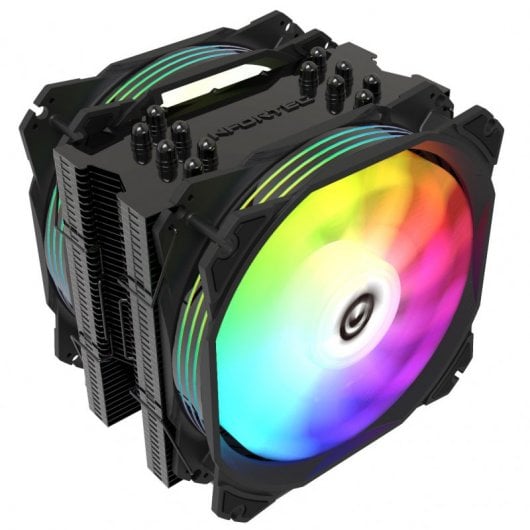 Nfortec SCULPTOR 6Pipes ARGB Ventilador CPU 120mm Negro