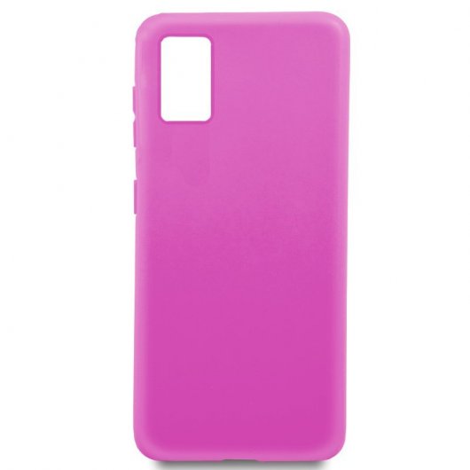 Cool Capa de Silicone Rosa para Samsung Galaxy A02s