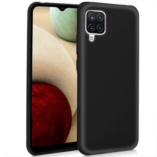 Cool Funda Silicona Negra para Samsung Galaxy A12 / M12