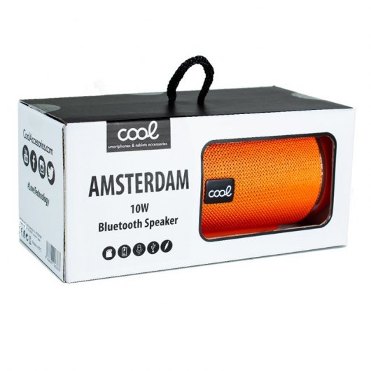 Cool Amsterdam Altavoz Bluetooth Naranja